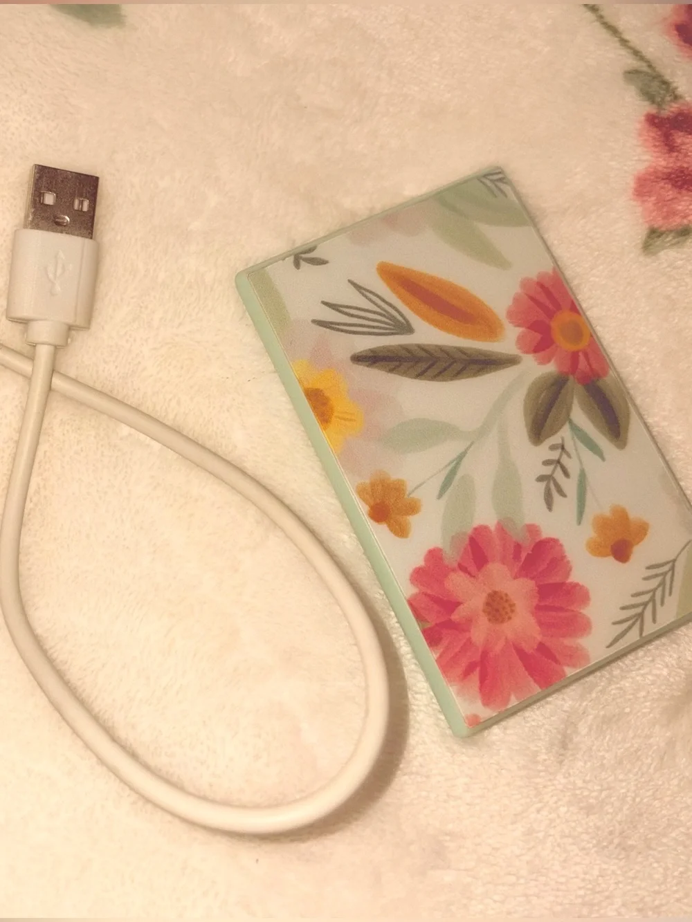 Portable Floral Power Bank